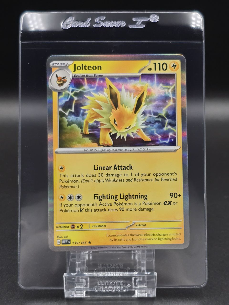 Jolteon [Holo] #135 Scarlet & Violet 151 MEW NM / 🇬🇧