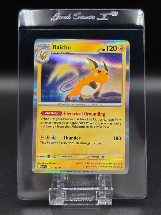 Raichu [Holo] #26 Scarlet & Violet 151 MEW NM / 🇬🇧