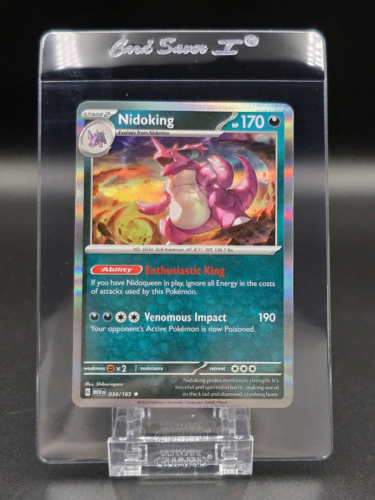 Nidoking [Holo] #34 Scarlet & Violet 151 MEW NM / 🇬🇧
