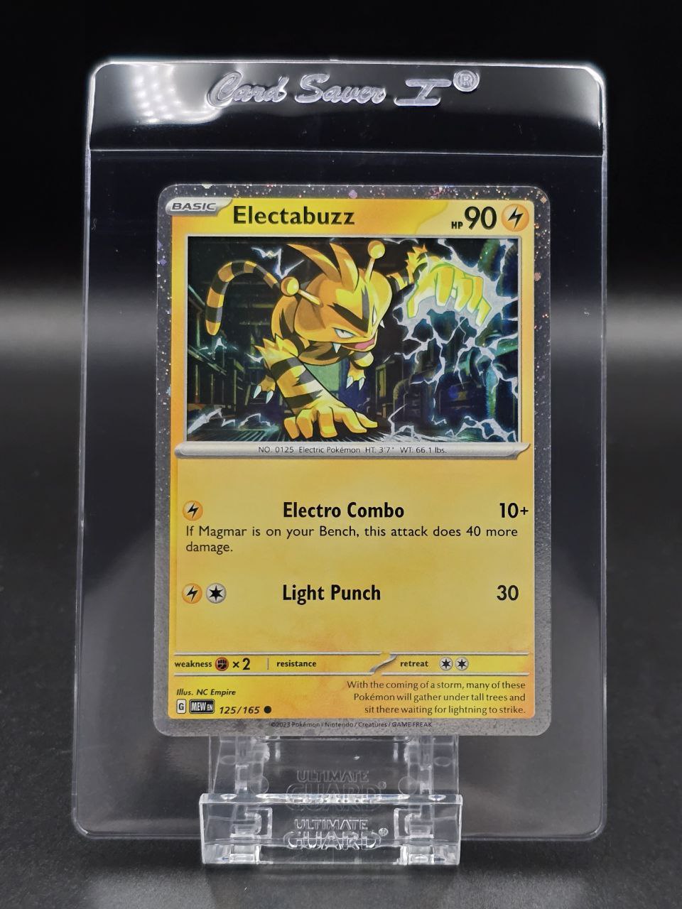 Electabuzz [Cosmos Holo] #125 Scarlet & Violet 151 MEW NM / 🇬🇧