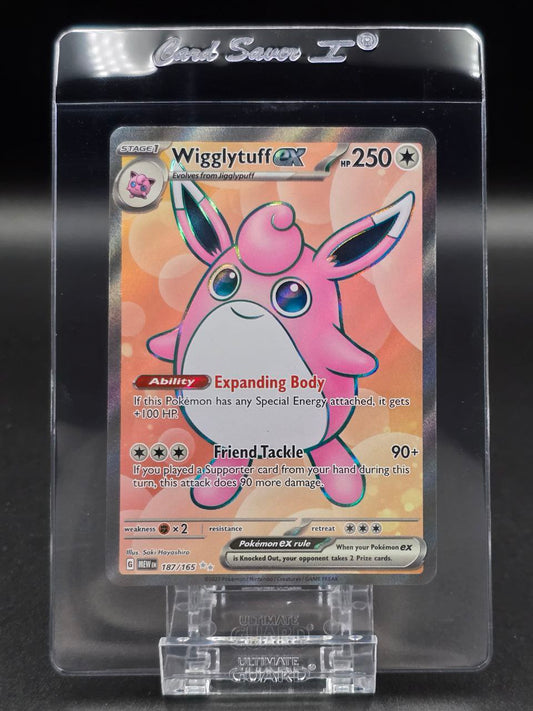 Wigglytuff ex #187 Scarlet & Violet 151 MEW NM / 🇬🇧