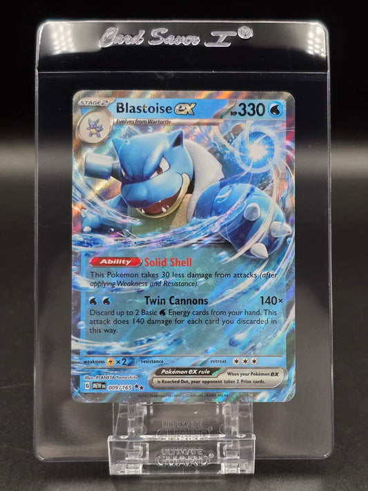 Blastoise ex #9 Scarlet & Violet 151 MEW NM / 🇬🇧