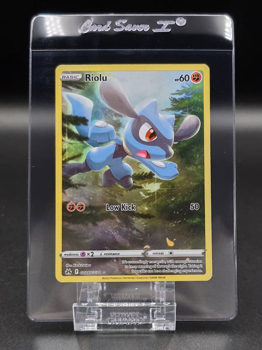 Riolu #GG26 Crown Zenith NM / 🇬🇧