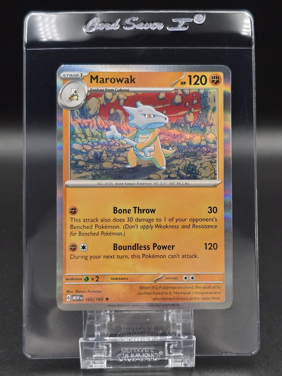 Marowak [Holo] #105 Scarlet & Violet 151 MEW NM / 🇬🇧