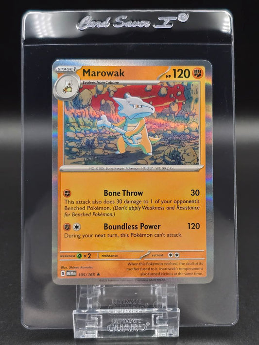 Marowak [Holo] #105 Scarlet & Violet 151 MEW NM / 🇬🇧