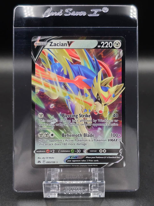 Zacian V #95 Crown Zenith NM / 🇬🇧