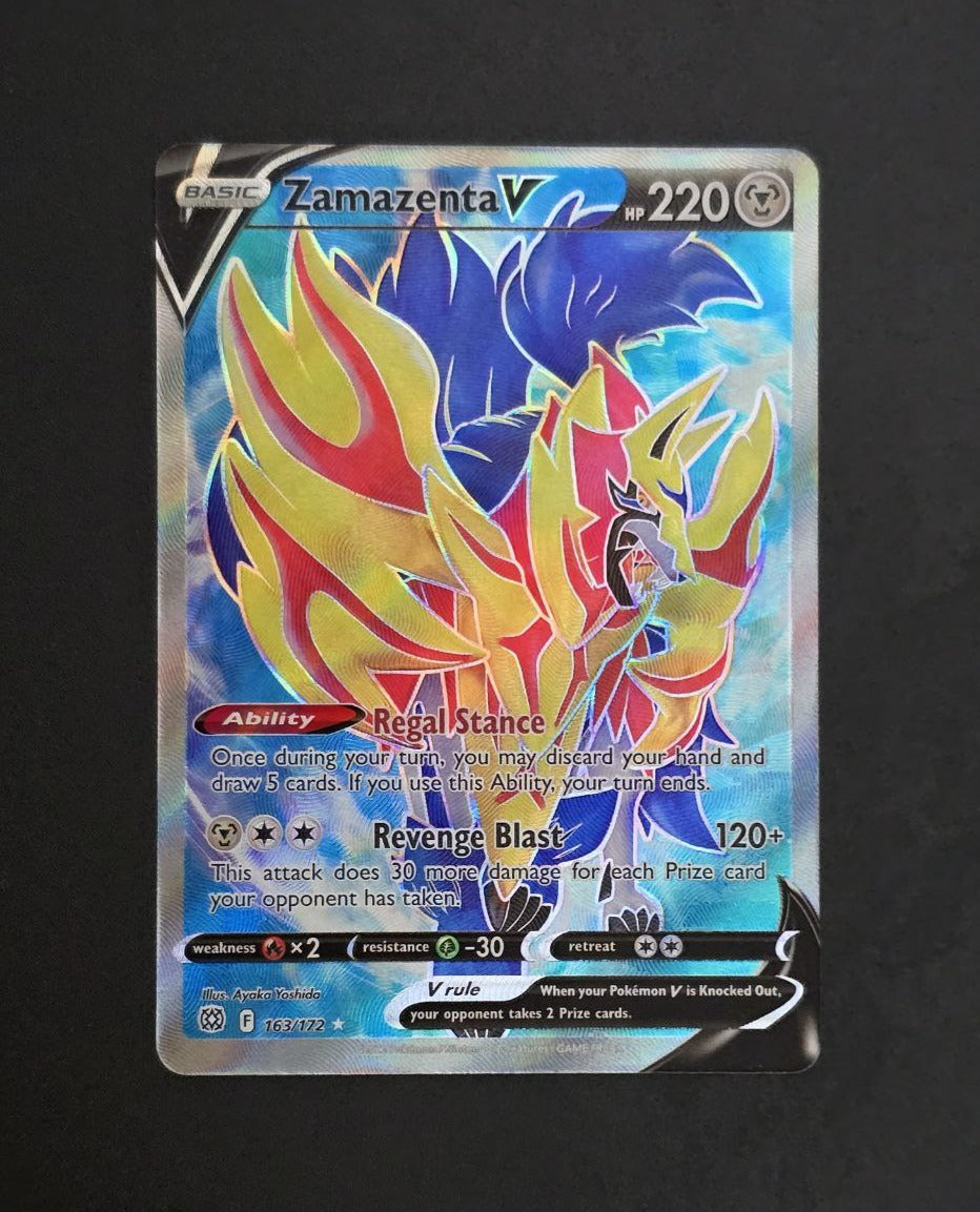 Zamazenta V #163 Brilliant Stars NM / 🇬🇧
