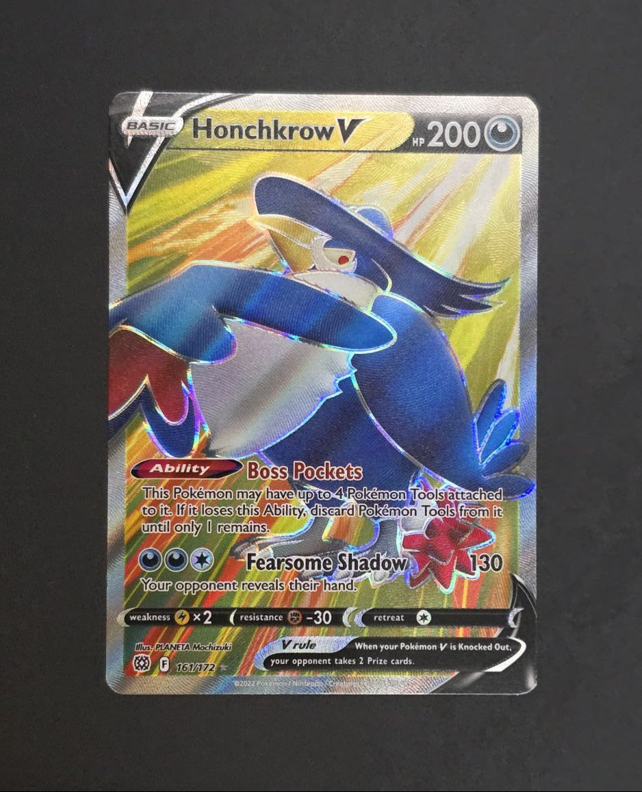 Honchkrow V #161 Brilliant Stars NM / 🇬🇧