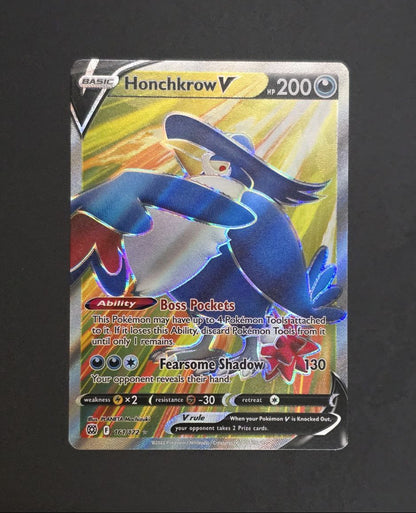 Honchkrow V #161 Brilliant Stars NM / 🇬🇧
