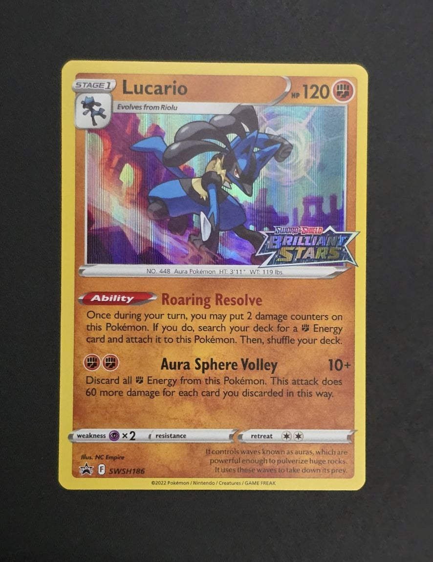 Lucario #SWSH186 [Stamped] Promo NM / 🇬🇧