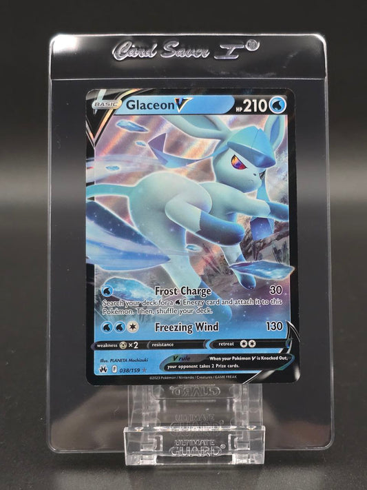 Glaceon V #38 Crown Zenith NM / 🇬🇧