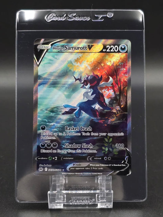 Hisuian Samurott V #GG51 Crown Zenith NM / 🇬🇧
