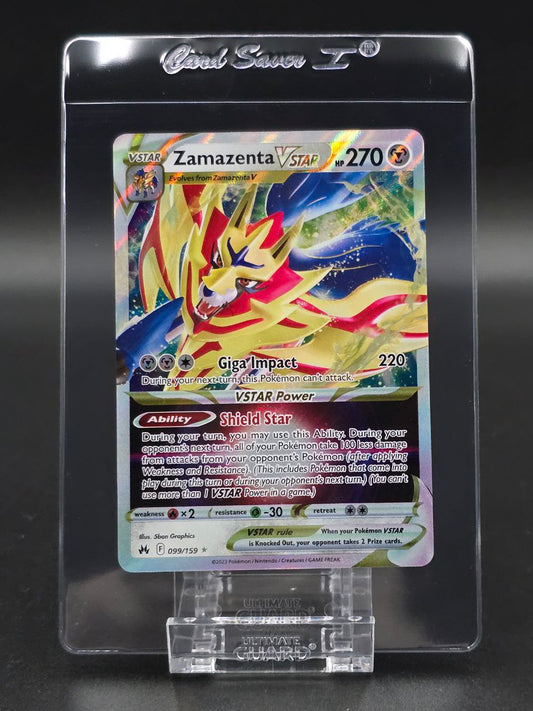 Zamazenta VSTAR #99 Crown Zenith NM / 🇬🇧