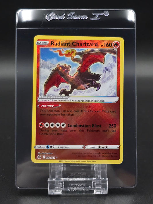 Radiant Charizard #20 Crown Zenith NM / 🇬🇧