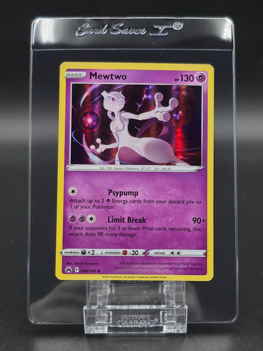 Mewtwo #59 Crown Zenith NM / 🇬🇧