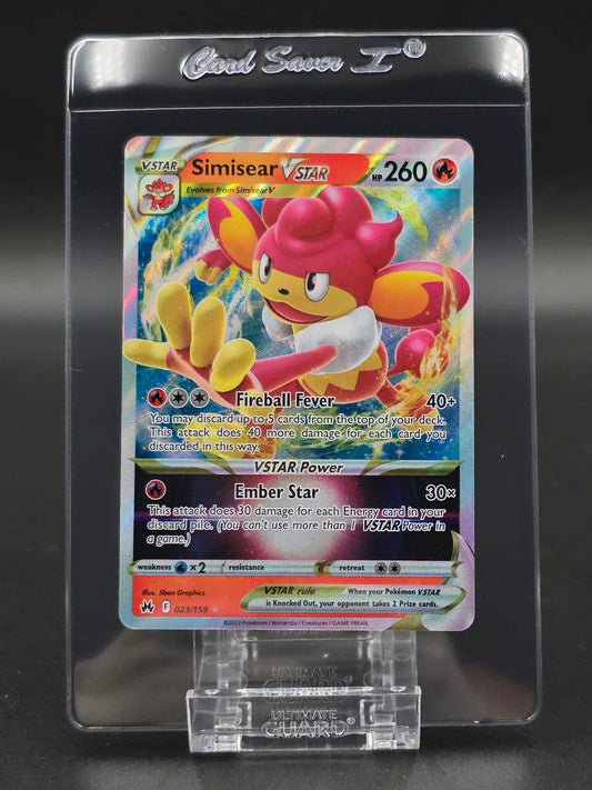 Simisear VSTAR #23 Crown Zenith NM / 🇬🇧