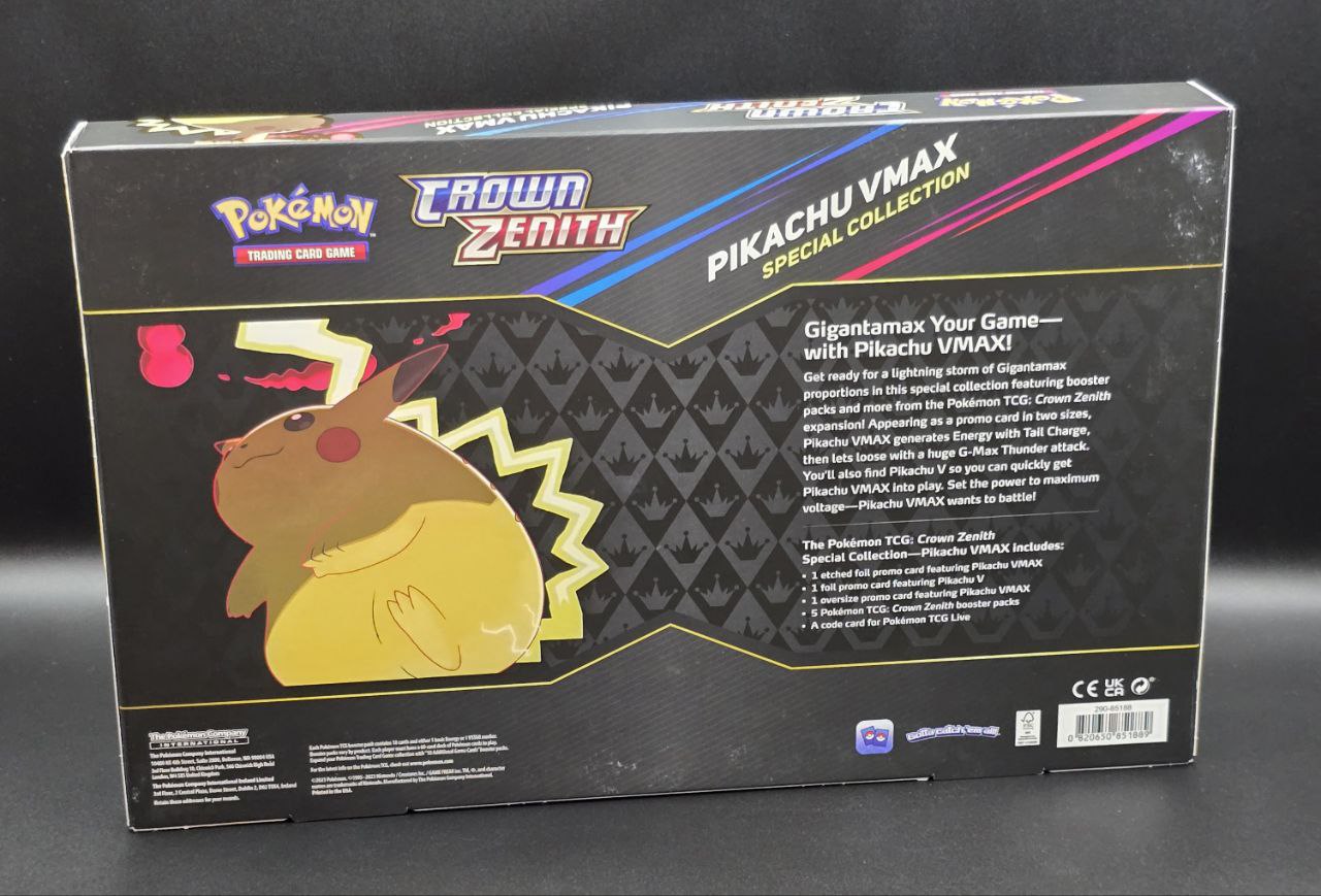 1 x Pikachu VMAX Special Collection Box / 🇬🇧