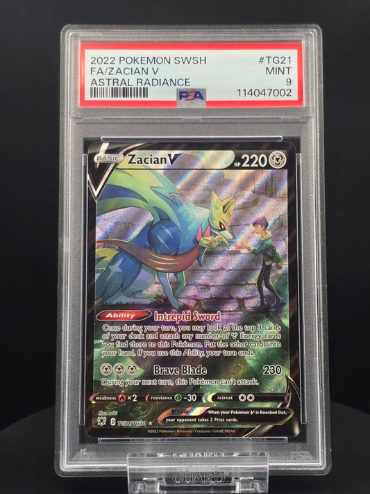 Zacian V #TG21 Astral Radiance PSA 9 / 🇬🇧