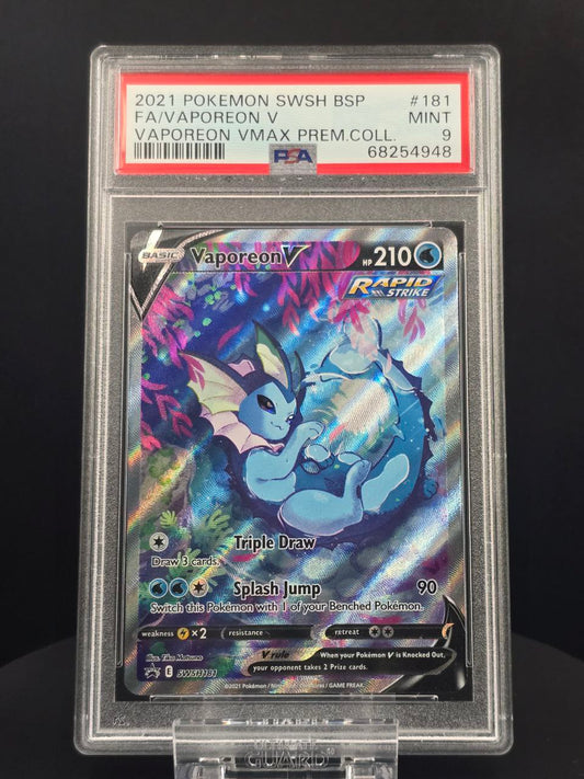 Vaporeon V #SWSH181 Promo PSA 9 / 🇬🇧