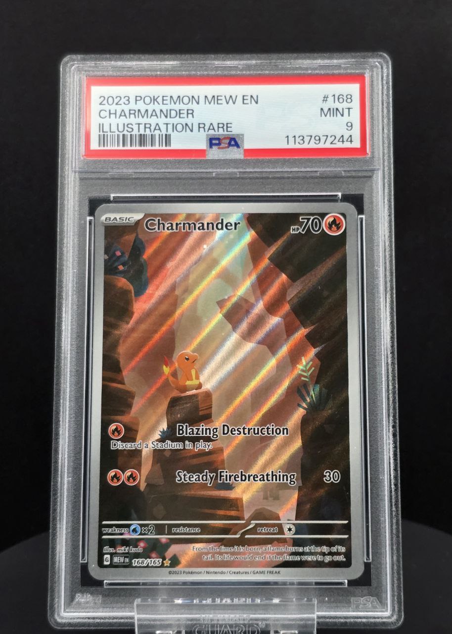 Charmander #168 Scarlet & Violet 151 MEW PSA 9 / 🇬🇧