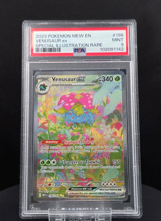 Venusaur ex #198 Scarlet & Violet 151 MEW PSA 9 / 🇬🇧