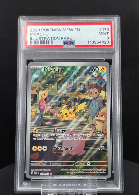 Pikachu #173 Scarlet & Violet 151 MEW PSA 9 / 🇬🇧