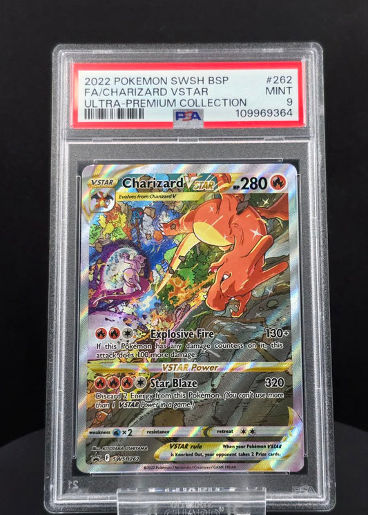 Charizard VStar #SWSH262 Promo PSA 9 / 🇬🇧