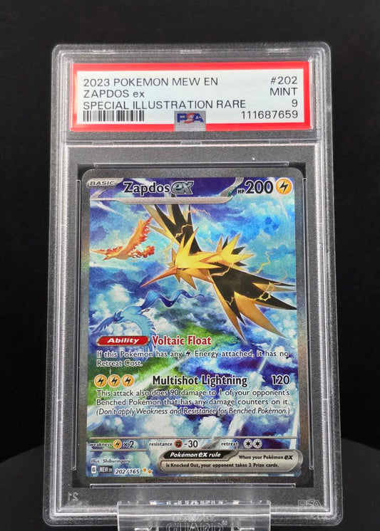 Zapdos ex #202 Scarlet & Violet 151 MEW PSA 9 / 🇬🇧