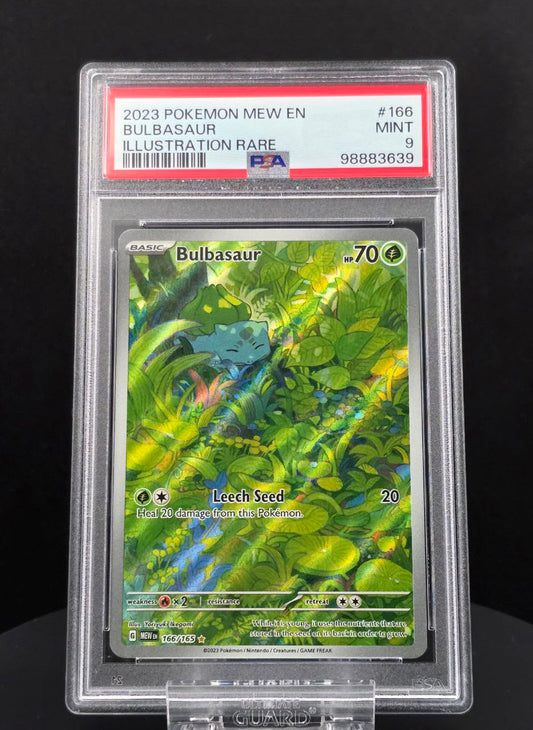 Bulbasaur #166 Scarlet & Violet 151 MEW PSA 9 / 🇬🇧