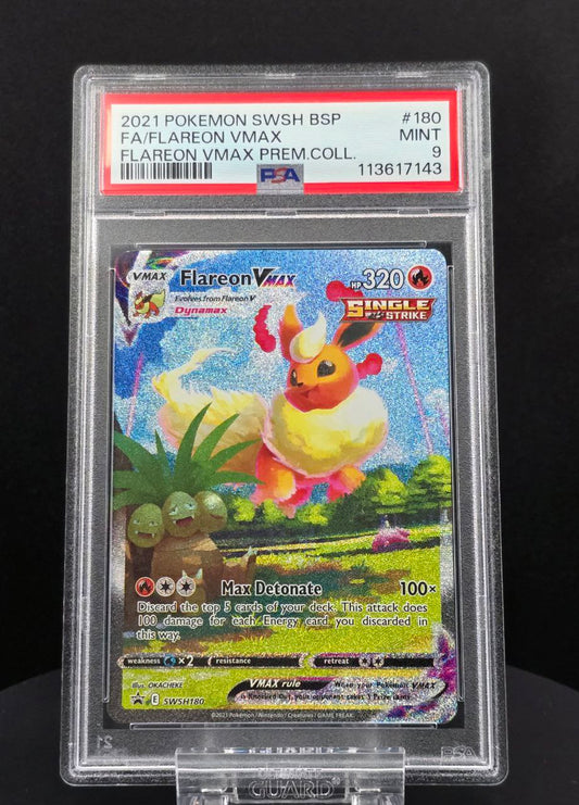 Flareon VMAX #SWSH180 Promo PSA 9 / 🇬🇧