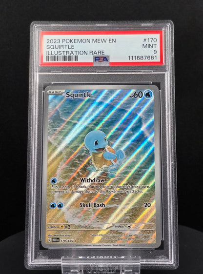 Squirtle #170 Scarlet & Violet 151 MEW PSA 9 / 🇬🇧
