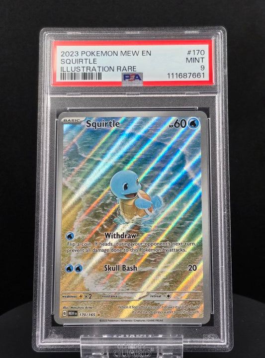 Squirtle #170 Scarlet & Violet 151 MEW PSA 9 / 🇬🇧