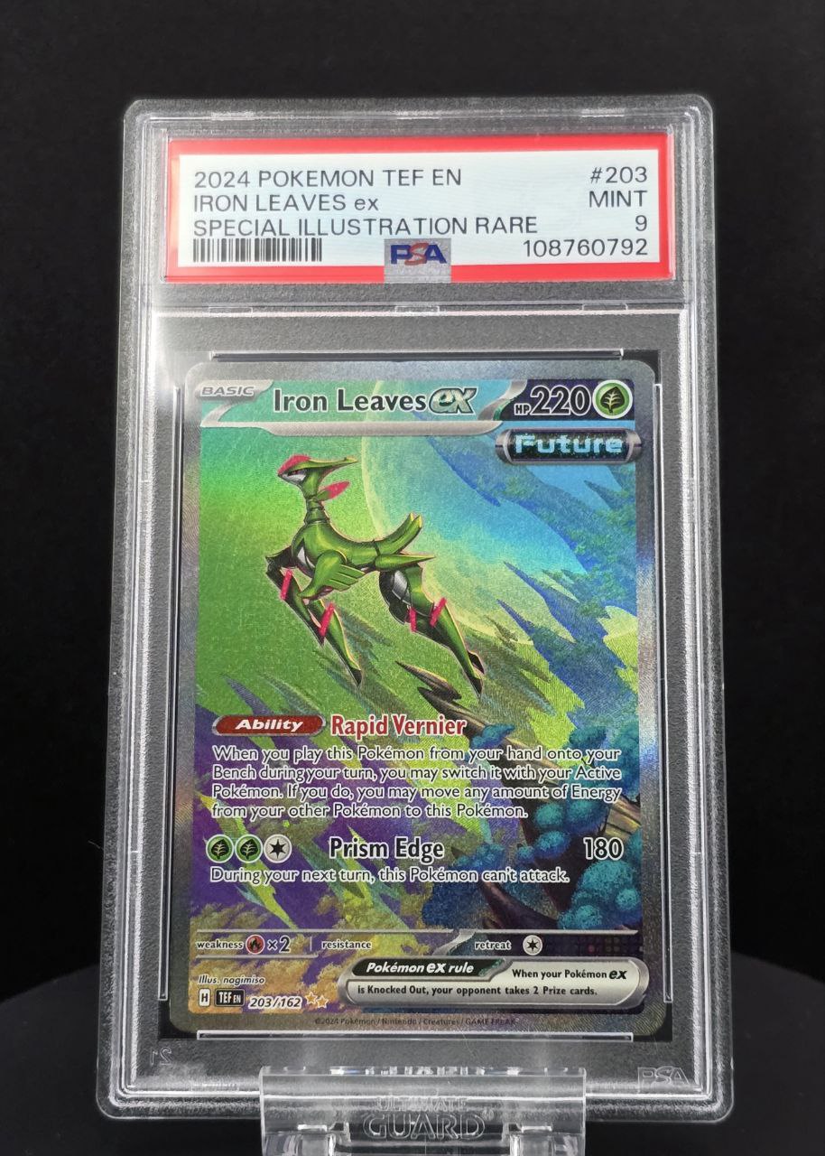 Iron Leaves ex #203 Temporal Forces TEF PSA 9 / 🇬🇧