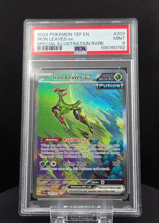 Iron Leaves ex #203 Temporal Forces TEF PSA 9 / 🇬🇧