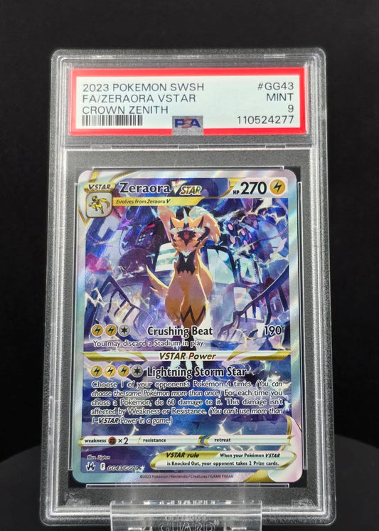 Zeraora VSTAR #GG43 Crown Zenith PSA 9 / 🇬🇧