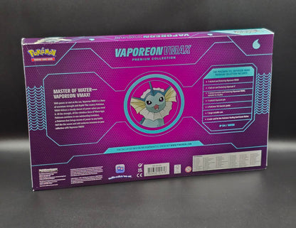 1 x Vaporeon VMAX Premium Collection box (First Print) / 🇬🇧