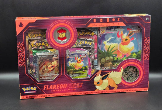 1 x Flareon VMAX Premium Collection box (First Print) / 🇬🇧