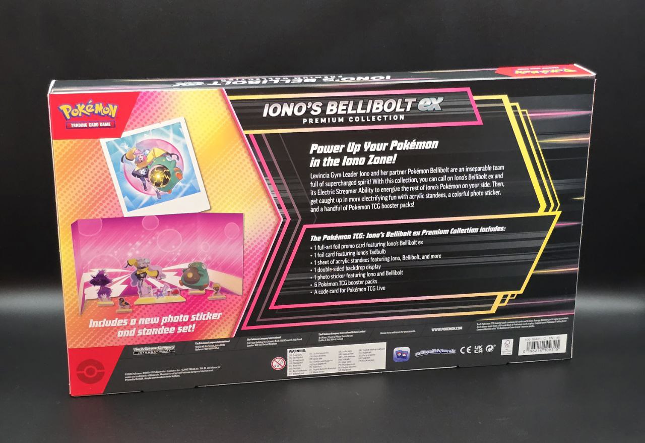 1 x  Iono’s Bellibolt ex Premium Collection Box / 🇬🇧