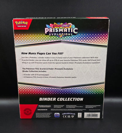 1 x  Prismatic Evolutions Binder Collection / 🇬🇧